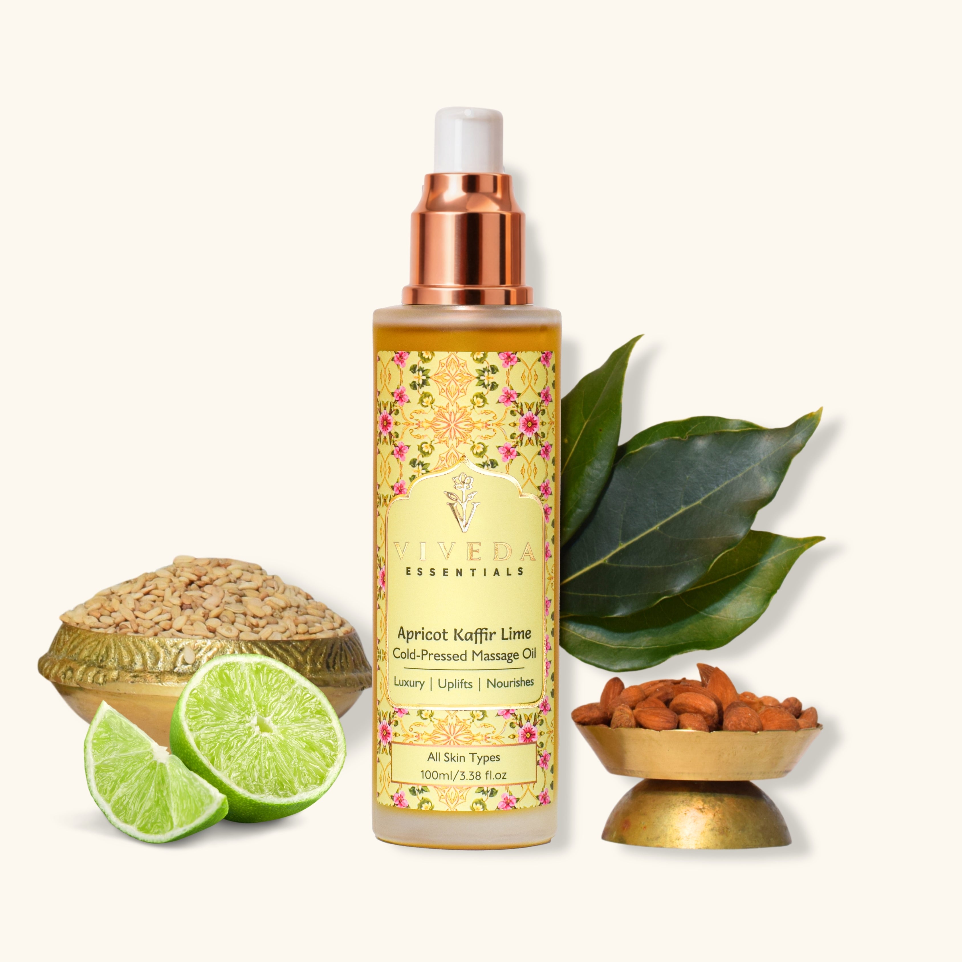 Apricot Kaffir Lime Cold-Pressed Massage Oil